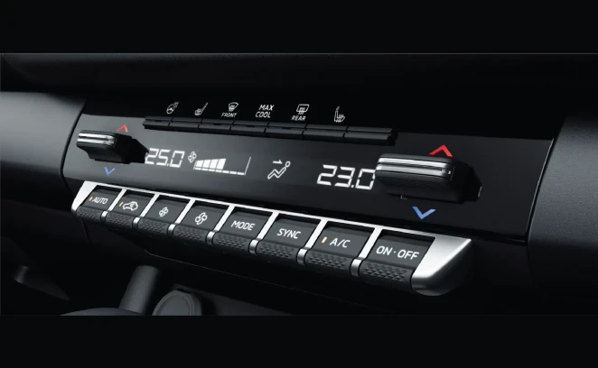 AC dengan Dual Zone Climate Control