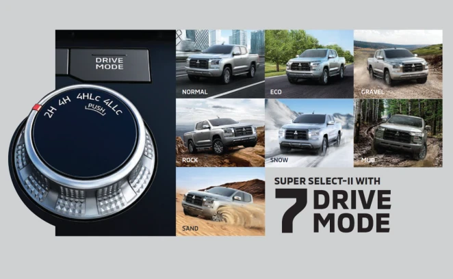 Super Select-II dengan 7 Drive Mode